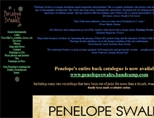 Tablet Screenshot of penelopeswales.com